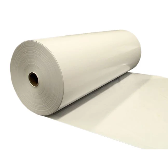 Gloss White Pvc virtuves skapja durvju plēve
